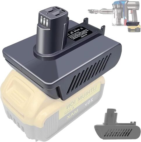 DW31A for Dewalt Battery Adapter to for Dyson Type A DC31 DC35 DC34 DC45 Vacuum Cleaner, Adapter Convert for Dewalt 20V Battery to Dyson Type A 22.2V Battery (Not for Type B) in Kuwait