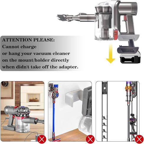 DW31A for Dewalt Battery Adapter to for Dyson Type A DC31 DC35 DC34 DC45 Vacuum Cleaner, Adapter Convert for Dewalt 20V Battery to Dyson Type A 22.2V Battery (Not for Type B) in Kuwait