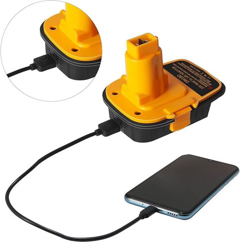 DM18D Battery Adapter for Dewalt 20V to with Milwaukee M18 | DM18D battery adapters for cordless tools, with Dewalt USB adapter, for Dewalt 20V to 18V M18 in Kuwait