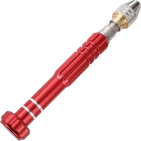 Precision Pin Vise Hand Drill, Manual Hand Drill 3 Jaw Chuck for Clamping 0" to 1/8" 0" to 1/8" Micro Twist Drill Bits TS/SDZKQ-02 (Green) in Kuwait