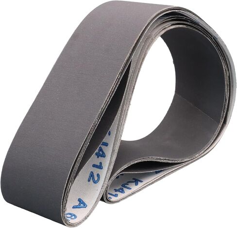 2 x 36 Inch Knife Sharpening Sanding Belts, 6 Pack | Silicon Carbide Abrasives, 2 Pcs Each of 600, 800, 1000 Grits in Kuwait