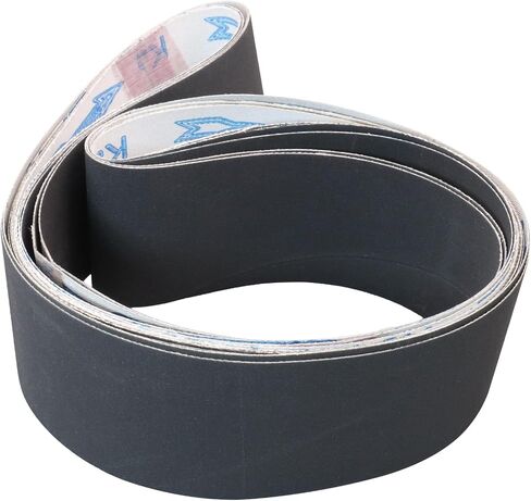2 x 36 Inch Knife Sharpening Sanding Belts, 6 Pack | Silicon Carbide Abrasives, 2 Pcs Each of 600, 800, 1000 Grits in Kuwait