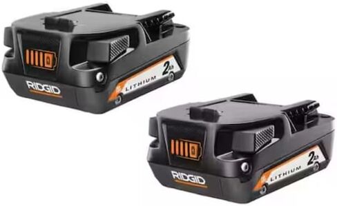 RIDGID 18V SubCompact Brushless 2-Tool Combo Kit with Drill/Driver, Impact Driver, (2) 2.0 Ah Batteries, Charger, and Tool Bag in Kuwait