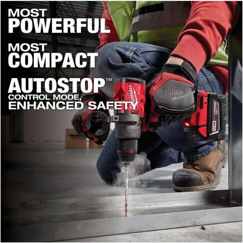 Milwaukee M18 FUEL 18-Volt Lithium-Ion Brushless Cordless Combo Kit with Two 5.0 Ah Batteries, 1 Charger, 2 Tool Bags (7-Tool) in Kuwait