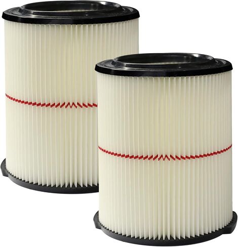 Replacement 38754 Filter Compatible with Craftsman Wet Dry Vac CMXZVBE38754, Fits 5–20 Gallon Models (2 Pack) in Kuwait
