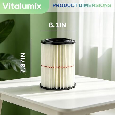 Replacement 38754 Filter Compatible with Craftsman Wet Dry Vac CMXZVBE38754, Fits 5–20 Gallon Models (2 Pack) in Kuwait