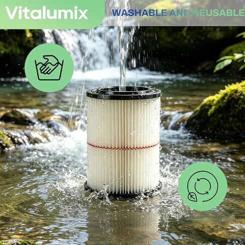 Replacement 38754 Filter Compatible with Craftsman Wet Dry Vac CMXZVBE38754, Fits 5–20 Gallon Models (2 Pack) in Kuwait