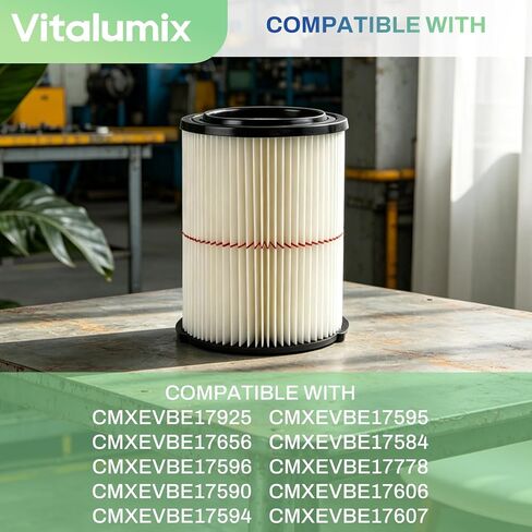 Replacement 38754 Filter Compatible with Craftsman Wet Dry Vac CMXZVBE38754, Fits 5–20 Gallon Models (2 Pack) in Kuwait