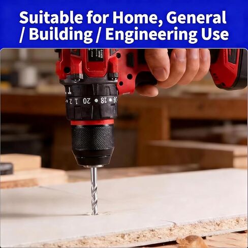 10 Pcs Drywall Cutting Bit, 3/16 Inch Spiral Rotary Cut Out Bits, High Speed Steel Drywall Router Bits for Drywall and Gypsum Board Cutouts, Outlet Boxes, Wall Openings, Door Openings in Kuwait