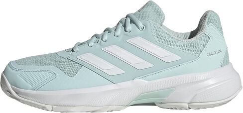 adidas Womens Courtjam Control 3 Tennis Sneakers Shoes - White in Kuwait