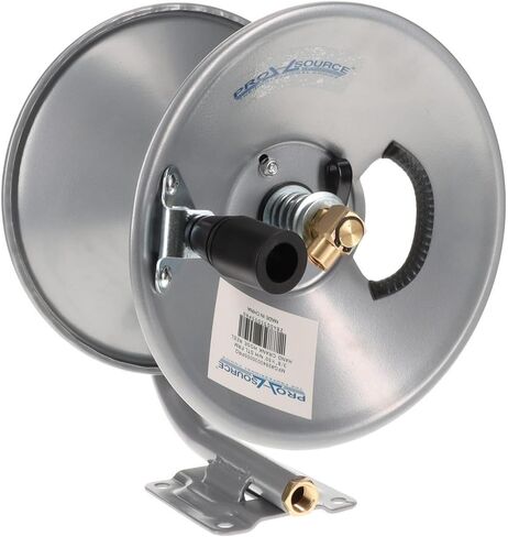 PRO SOURCE Wall Mount Industrial Duty Hand-Crank Air Hose Reel: Accommodates 50 ft Hose in Kuwait