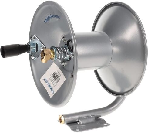 PRO SOURCE Wall Mount Industrial Duty Hand-Crank Air Hose Reel: Accommodates 50 ft Hose in Kuwait
