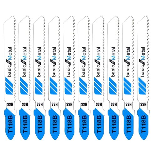 10 Pcs Jigsaw Blades 3 Inch T118B Jig Saw Blades Basic for Metal T Shank Jigsaw Replacement Blade in Kuwait