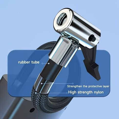 Tire Inflator Portable Air Compressor, Portable Air Compressor with Digital Pressure Gauge, 3X Faster Inflation Cordless Air Pump for Car, Bike, Motorcycle, Ball (Not for Truck) in Kuwait