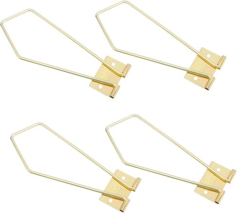 DOITOOL 8pcs Iron Frame Photo Stand Bracket Supporting Tool for Picture Display Simple Design for Home and Studio Use Imitation Gold Finish for Tabletop and Wall Decor in Saudi Arabia
