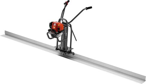 VEVOR Concrete Power Screed Gas-Powered Leveling Tool 12 ft Aluminum Board, 1.16HP Engine, 4 Stroke Vibrating Screed, Handle Height Adjustable, Support Legs for Patio, Driveway, Floor Finishing in Kuwait