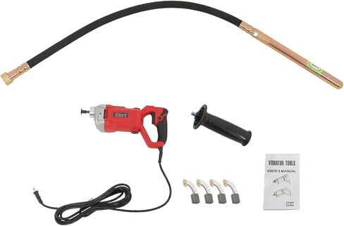 1500W Concrete Vibrator 14400VPM with 6.6ft Shaft Hand Held Concrete Vibrating Tool in Kuwait