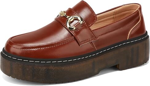 Loafers for Women Comfortable Slip On Platform Memory Foam Lightweight Leisure Work Shoe Casual Driving Shoes for Ladies in Kuwait