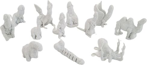 Ultimate Gag Gift Collection - Set of 12 Toys (3" Tall, Marble White) in Kuwait