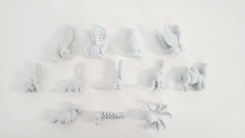 Ultimate Gag Gift Collection - Set of 12 Toys (3" Tall, Marble White) in Kuwait