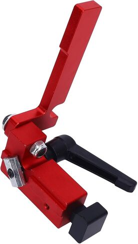 Miter Gauge Flip Stop, Adjustable Locking Precision Fence Stop for Woodworking Workshop Anodized Aluminum Alloy Type 75 1 Pack in Kuwait