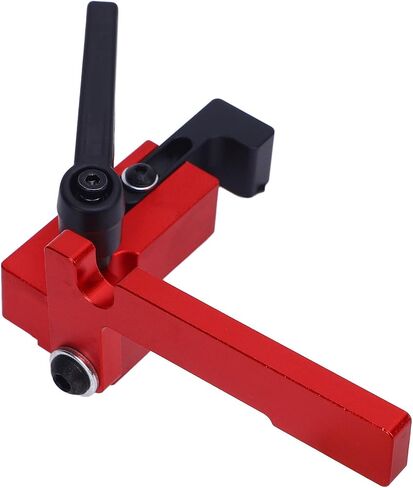 Miter Gauge Flip Stop, Adjustable Locking Precision Fence Stop for Woodworking Workshop Anodized Aluminum Alloy Type 75 1 Pack in Kuwait