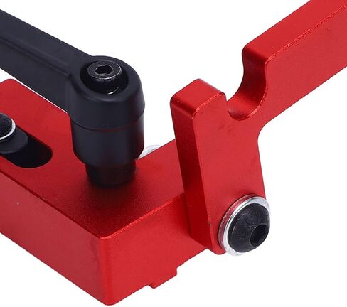 Miter Gauge Flip Stop, Adjustable Locking Precision Fence Stop for Woodworking Workshop Anodized Aluminum Alloy Type 75 1 Pack in Kuwait