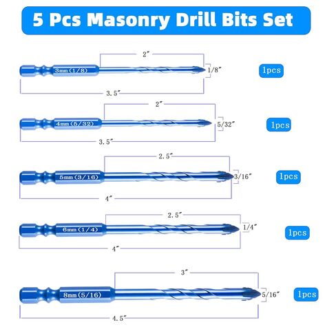 Diamond Core Hole Saw Kit 3-50Mm Dry Wet Drill Bits EVA Positioner 14 Pcs | Diamond Bit For Dry Wet Cutting Tile Glass Granite Marble, Storage Box for Home Construction Use in Kuwait