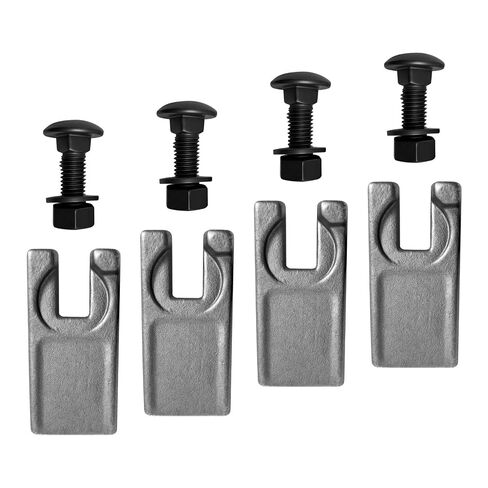 4 Pcs Pengo Auger Teeth 40/50 Degree with Hardware, Replacement Aggressor Auger Teeth Compatible with Pengo Aggressor, Bobcat, McMillen 134501 (4) in Kuwait
