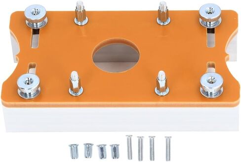 65mm Aluminum Router Table Insert Plate - Universal Fit for Woodworking Tools with Slotting Frame, 0-5cm Board Thickness Support in Kuwait