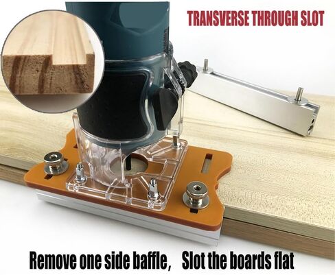 65mm Aluminum Router Table Insert Plate - Universal Fit for Woodworking Tools with Slotting Frame, 0-5cm Board Thickness Support in Kuwait