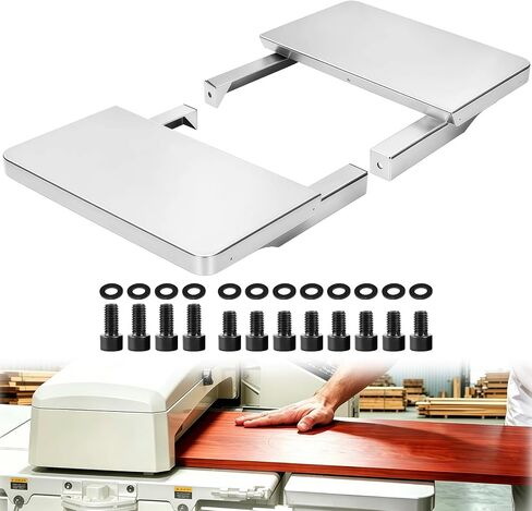 2026 Upgraded InFeed/Outfeed Table Replacement 723521 Compatible with JET JWDS-1836, JWDS-1632 & JWDS-1632OSC Drum Sanders - 65lb Capacity, 40" Work Surface, Includes Hardware, 1-Year Warranty in Kuwait