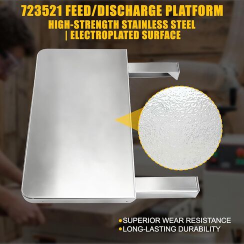 2026 Upgraded InFeed/Outfeed Table Replacement 723521 Compatible with JET JWDS-1836, JWDS-1632 & JWDS-1632OSC Drum Sanders - 65lb Capacity, 40" Work Surface, Includes Hardware, 1-Year Warranty in Kuwait