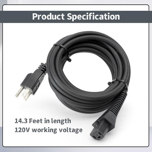 MIE9017211 Electric Sander Cable Compatible with Mirka DEROS LEROS DEOS Electric Sander Models 120V, 14.1' Supply Cord Replace MIE6517211 in Kuwait