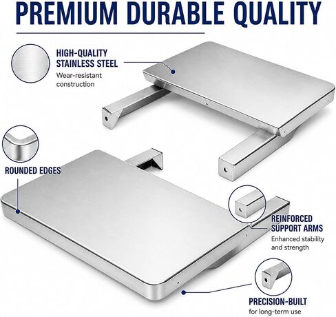 Upgraded Infeed Outfeed Table Replacement for JET 723521, Compatible with JWDS-1632, JWDS-1836 & JWDS-1632OSC Drum Sanders, Heavy Duty Steel Extension Support Tables, 75 lbs Capacity in Kuwait