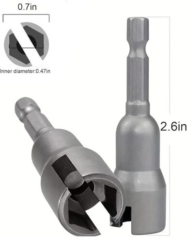 Hex Shank Socket Driver Adapter with Eye Bolt Screw Driver, Quick Connect Drill Bit Extension, High-Speed Install Tool for Woodworking, DIY Craft and Home Improvement in Kuwait