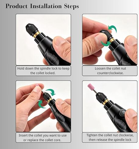 Mini Cordless Rotary Tool, 6-Speed 3.7V Rechargeable Rotary Tool Kit with 69 Accessories, USB Charging Multi-Purpose DIY Tool for Sanding, Polishing, Drilling, Engraving in Kuwait