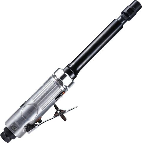Air Die Grinder, 5" Extended Air Powered Grinder set with 1/4" and 1/8" Collets, 20,000 RPM Pneumatic Grinder for Porting, Polishing and Deburring, Rear Exhaust, 5-Inch Long Reach Shaft Tool in Kuwait