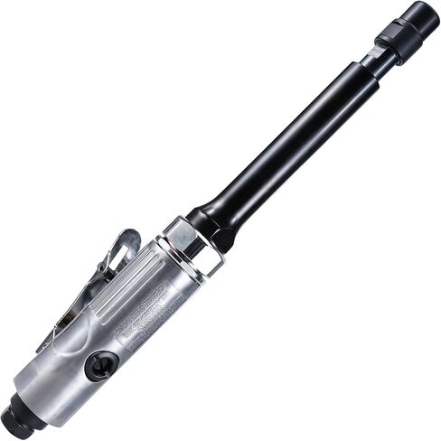 Air Die Grinder, 5" Extended Air Powered Grinder set with 1/4" and 1/8" Collets, 20,000 RPM Pneumatic Grinder for Porting, Polishing and Deburring, Rear Exhaust, 5-Inch Long Reach Shaft Tool in Kuwait