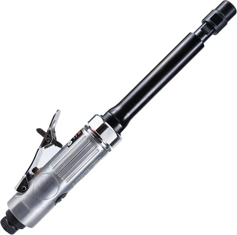 Air Die Grinder, 5" Extended Air Powered Grinder set with 1/4" and 1/8" Collets, 20,000 RPM Pneumatic Grinder for Porting, Polishing and Deburring, Rear Exhaust, 5-Inch Long Reach Shaft Tool in Kuwait