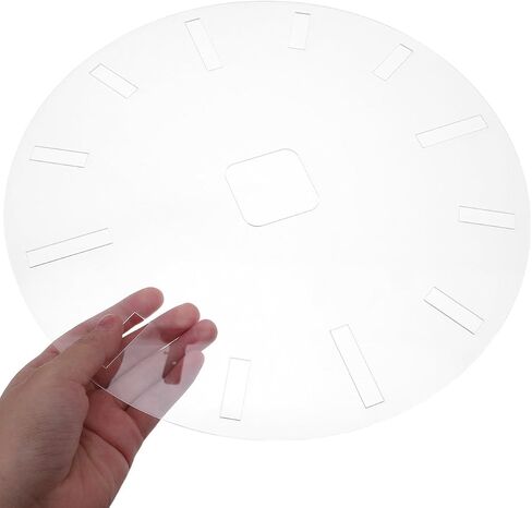 Clock Face: Acrylic Router Template - Clock Face Stencil for Woodworking Crafting Roman Numeral Router Dial Insert Accessory in Kuwait