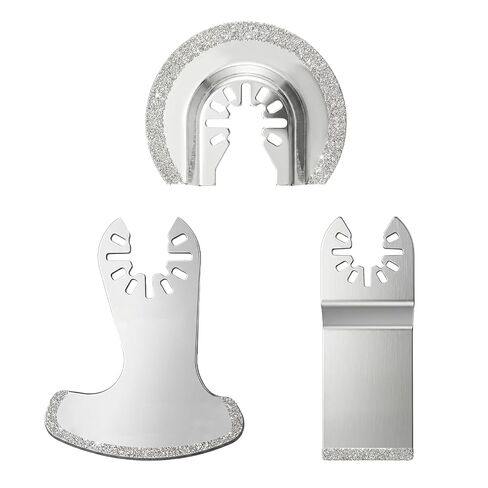 3PCS Diamond Oscillating Tool Blades, Grout Removal Blade for Oscillating Multi Tool, Cutting Mortar Tile Concrete Masonry, Fit DeWalt Milwaukee Ryobi and More in Kuwait