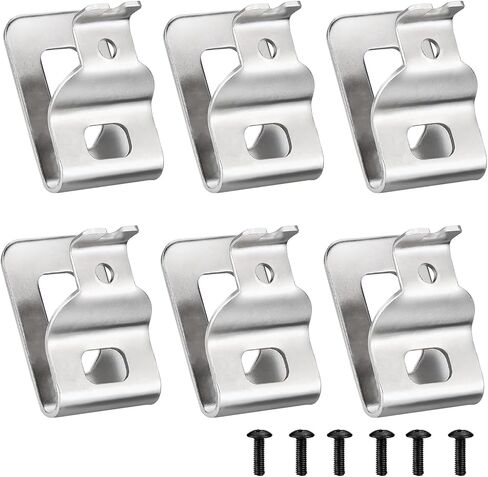 6 Pack Belt Clips for Dewalt Replacement Drill Tool Clips Hook Kit Fit Dewalt N268241 for 20V Power Tools in Kuwait
