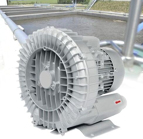 Multi-Use Regenerative Ring Pump High Pressure Vortex Blower Industrial High-Pressure Equipment，Underwater Aeration Machine for Sewage Treatment & Pool Oxygenation - 1.5KW Regenerative Blowe in Kuwait