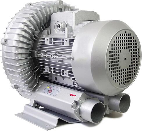Multi-Use Regenerative Ring Pump High Pressure Vortex Blower Industrial High-Pressure Equipment，Single Phase Regenerative Blower, 120W-1100W Turbine Air Blower 2980 RPM, 210m³/H Max Air Volu in Kuwait