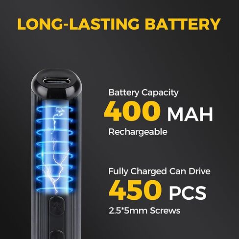 VMAN Mini Precision Electric Screwdriver Set, 50 in 1 Rechargeable Cordless Screwdriver, 1500mAh Battery, LED Light, Repair Tool Kit for Electronics Phone Camera Laptop Watch in Kuwait