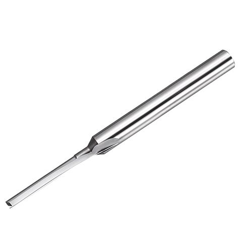 Carbide Straight Router Bit, 1/8" Shank CNC Router Bits 1/8" x 5/16" (Cutting Dia x Length) 2 Flute End Mill Cutter for Solid Wood, MDF, Particle Board, Synthetic Board in Kuwait
