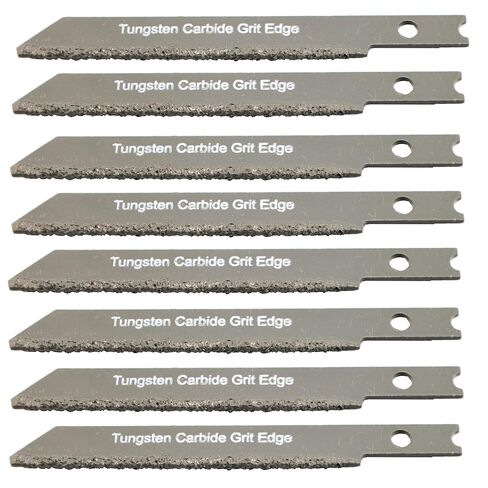 Carbide Jigsaw Blade U Shank Set 8 Fiber Cement Jigsaw Blades for Hardie Siding Tools for Drywall Jigsaws for Fiberglass New Strong Steel U Shank Carbide Grit Jigsaw Blades Set for Low Density Tile in Kuwait