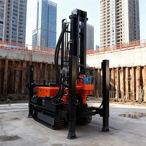 Professional Pneumatic Water Well Drilling Rig | Portable Deep Well Drill | Deep Water Well Drilling Rig Machine for Sale, Ideal for Irrigation, Mining, and Rural Water Supply Applications. in Kuwait