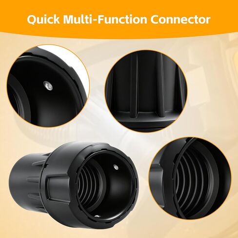 DWV9000 1-1/4" Quick Connector for DeWalt Dust Extractors | Universal Vacuum Hose Adapter for Power Tools, No Disconnects No Interruptions in Kuwait